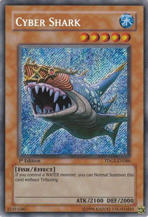 Cyber Shark [TDGS-EN086] Secret Rare - Trinity Hobby