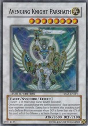 Avenging Knight Parshath [TDGS-ENSP1] Super Rare