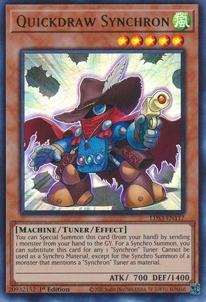 Quickdraw Synchron [LDS3-EN117] Ultra Rare - Trinity Hobby