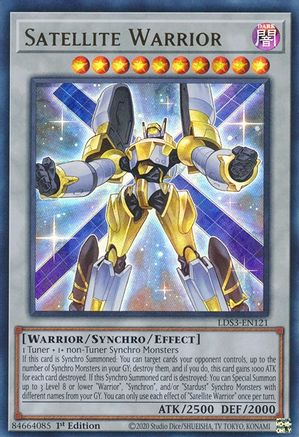 Satellite Warrior [LDS3-EN121] Ultra Rare - Trinity Hobby