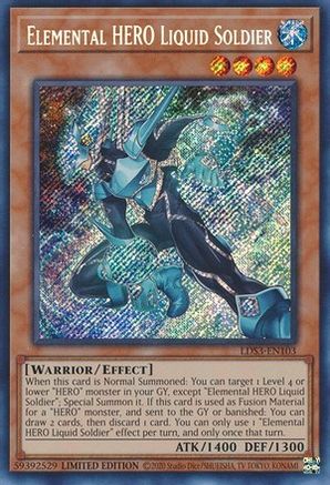Elemental HERO Liquid Soldier [LDS3-EN103] Secret Rare - Trinity Hobby