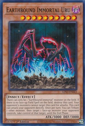 Earthbound Immortal Uru [LDS3-EN043] Common - Trinity Hobby