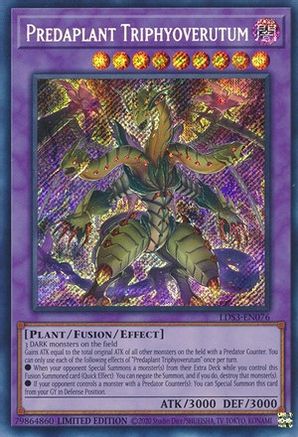 Predaplant Triphyoverutum [LDS3-EN076] Secret Rare - Trinity Hobby