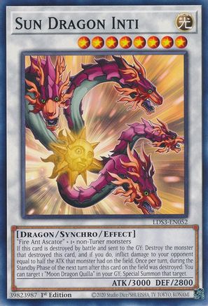 Sun Dragon Inti [LDS3-EN052] Common - Trinity Hobby