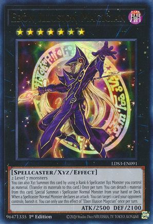 Ebon Illusion Magician [LDS3-EN091] Ultra Rare - Trinity Hobby