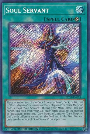 Soul Servant [LDS3-EN095] Secret Rare - Trinity Hobby