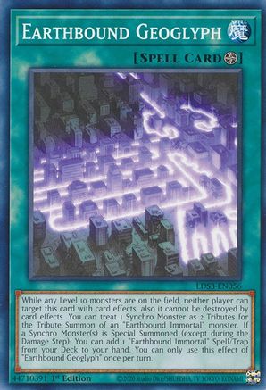 Earthbound Geoglyph [LDS3-EN056] Common - Trinity Hobby
