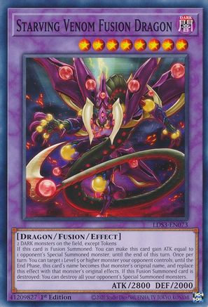 Starving Venom Fusion Dragon [LDS3-EN073] Common - Trinity Hobby