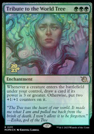 Tribute to the World Tree [March of the Machine Prerelease Promos] - Trinity Hobby