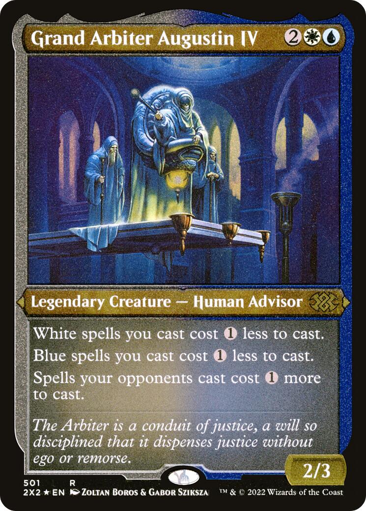 Grand Arbiter Augustin IV (Foil Etched) [Double Masters 2022] - Trinity Hobby