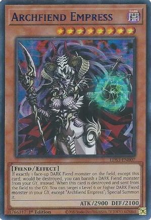 Archfiend Empress (Blue) [LDS3-EN007] Ultra Rare - Trinity Hobby