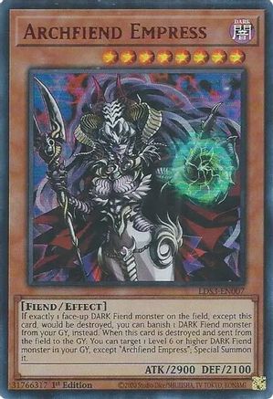Archfiend Empress (Red) [LDS3-EN007] Ultra Rare - Trinity Hobby