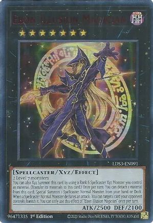 Ebon Illusion Magician (Red) [LDS3-EN091] Ultra Rare - Trinity Hobby