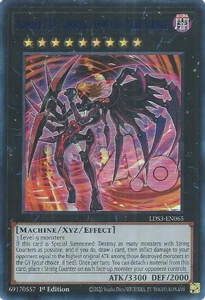 Number C40: Gimmick Puppet of Dark Strings (Blue) [LDS3-EN065] Ultra Rare - Trinity Hobby