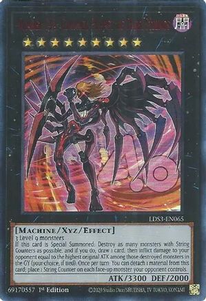 Number C40: Gimmick Puppet of Dark Strings (Red) [LDS3-EN065] Ultra Rare - Trinity Hobby