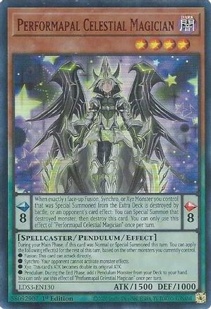 Performapal Celestial Magician (Red) [LDS3-EN130] Ultra Rare - Trinity Hobby