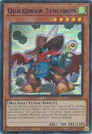 Quickdraw Synchron (Blue) [LDS3-EN117] Ultra Rare - Trinity Hobby