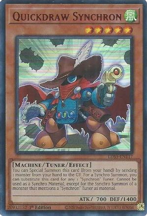 Quickdraw Synchron (Red) [LDS3-EN117] Ultra Rare - Trinity Hobby