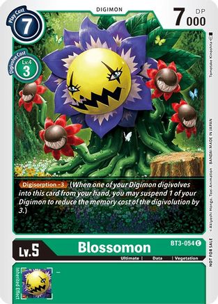 Blossomon [BT3-054] (Tamer Party Vol. 5) [Release Special Booster Promos] - Trinity Hobby