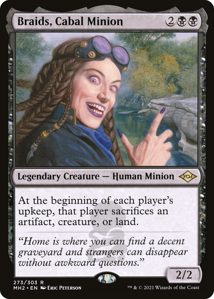 Braids, Cabal Minion [Etched Foil]  (MH2-273) - [Modern Horizons 2] - Trinity Hobby