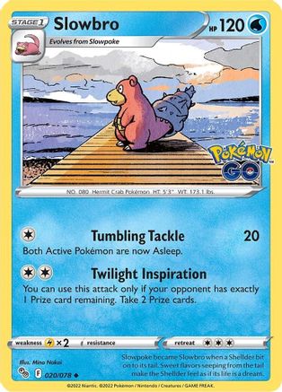 Slowbro (020/078) [Pokémon GO] - Trinity Hobby