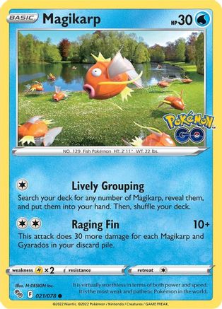 Magikarp (021/078) [Pokémon GO] - Trinity Hobby