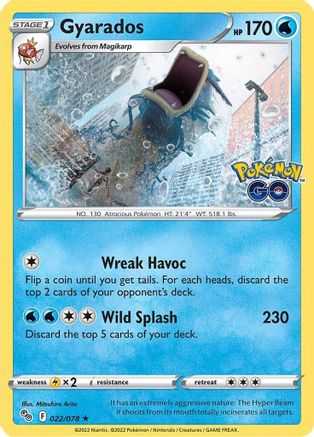 Gyarados (022/078) [Pokémon GO] - Trinity Hobby
