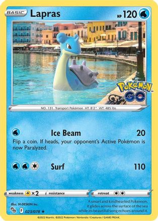 Lapras (023/078) [Pokémon GO] - Trinity Hobby