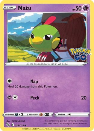 Natu (032/078) [Pokémon GO] - Trinity Hobby