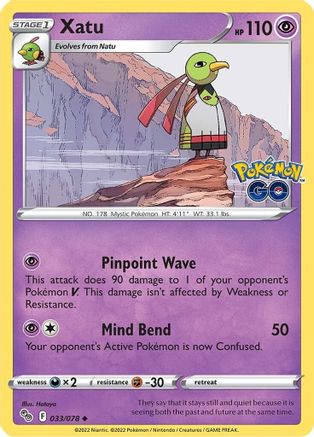 Xatu (033/078) [Pokémon GO] - Trinity Hobby
