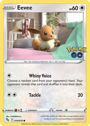 Eevee (054/078) [Pokémon GO] - Trinity Hobby