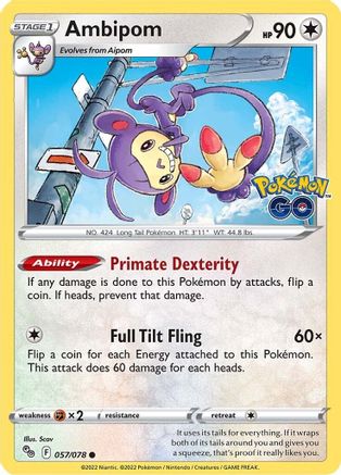 Ambipom (057/078) [Pokémon GO] - Trinity Hobby