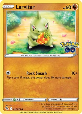 Larvitar (037/078) [Pokémon GO] - Trinity Hobby