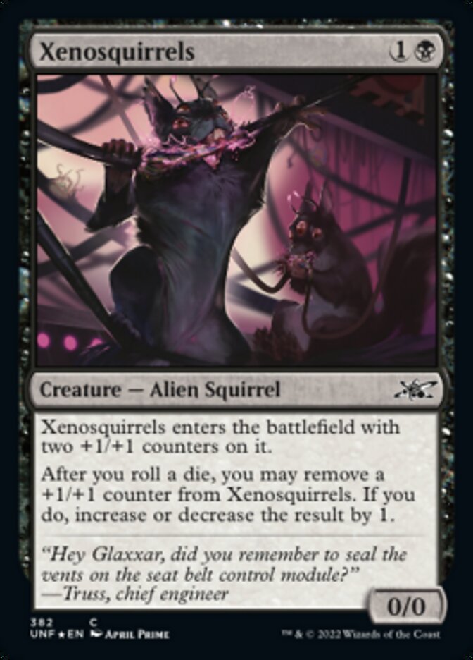 Xenosquirrels (Galaxy Foil) [Unfinity] - Trinity Hobby