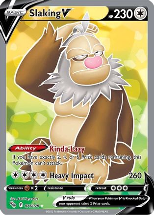 Slaking V (077/078) [Pokémon GO] - Trinity Hobby