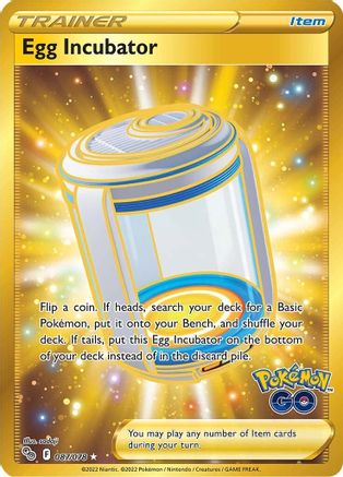 Egg Incubator (087/078) [Pokémon GO] - Trinity Hobby