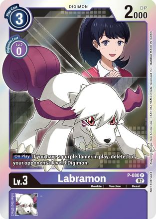 Labramon [P-080] (Digimon Survive Anime Expo 2022) [Promotional Cards] - Trinity Hobby