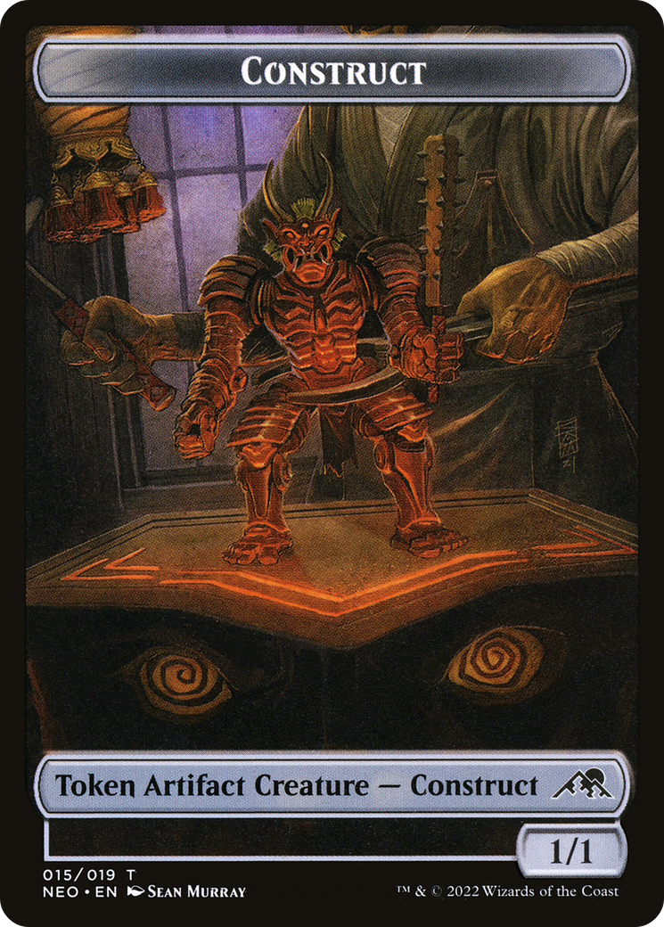 Construct  [Foil]  (NEO-015) - [Kamigawa: Neon Dynasty Tokens] - Trinity Hobby