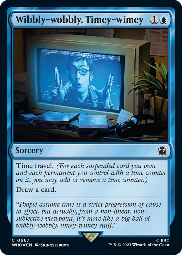 Wibbly-wobbly, Timey-wimey (Surge Foil) [Doctor Who] - Trinity Hobby