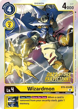 Wizardmon [BT6-034] (2022 Store Participant) [Double Diamond Promos] - Trinity Hobby