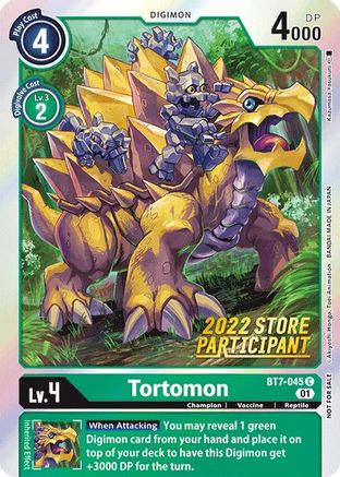 Tortomon [BT7-045] (2022 Store Participant) [Next Adventure Promos] - Trinity Hobby
