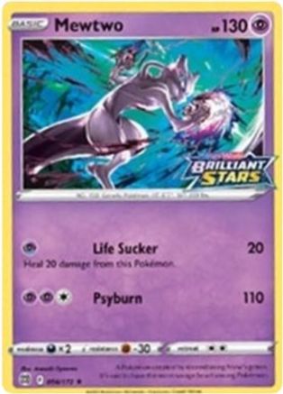 Mewtwo (Brilliant Stars Stamped) - (056/172) Holofoil [Miscellaneous Cards & Products]