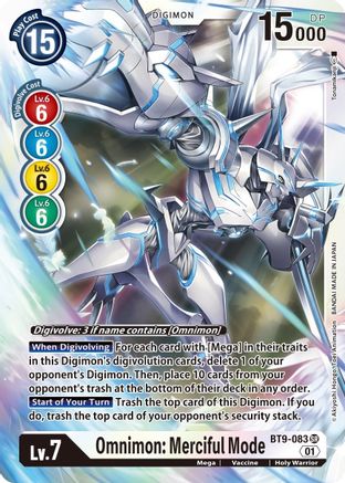 Omnimon: Merciful Mode [BT9-083] [X Record] - Trinity Hobby