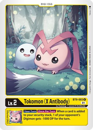 Tokomon (X Antibody) [BT9-003] [X Record] - Trinity Hobby