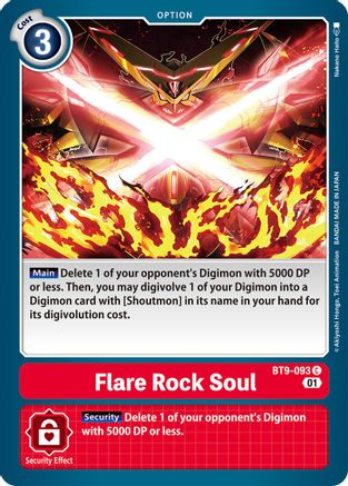 Flare Rock Soul [BT9-093] [X Record] - Trinity Hobby