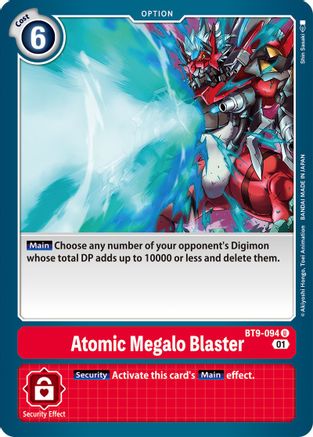 Atomic Megalo Blaster [BT9-094] [X Record] - Trinity Hobby