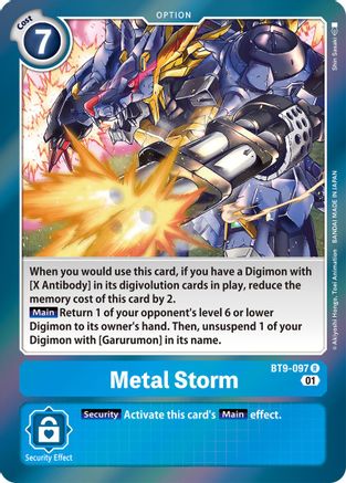 Metal Storm [BT9-097] [X Record] - Trinity Hobby