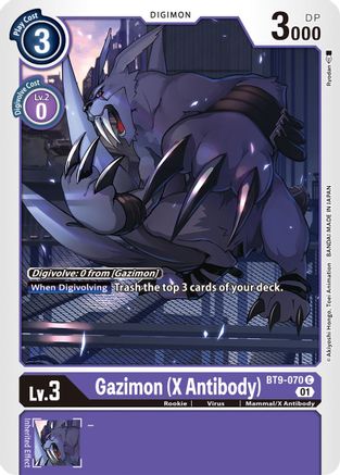 Gazimon (X Antibody) [BT9-070] [X Record] - Trinity Hobby