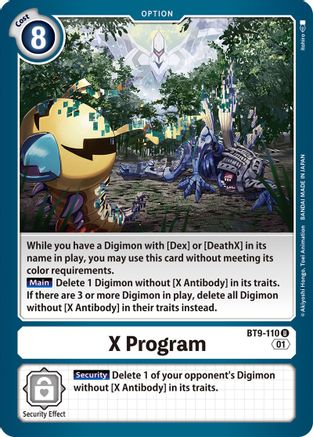 X Program [BT9-110] [X Record] - Trinity Hobby