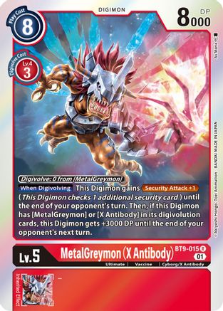 MetalGreymon (X Antibody) [BT9-015] [X Record] - Trinity Hobby